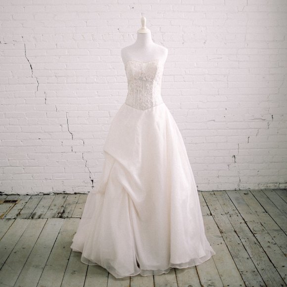 Pale Blush Pink Dress Prom Corset Ivory Flowers 6 - Picture 7 of 13